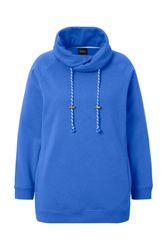 Ulla Popken Sweatshirt Sweatshirt weiter Stehkragen günstig online kaufen