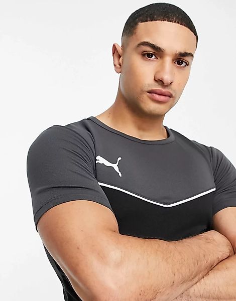 Puma – Football Rise – T-Shirt in Schwarz günstig online kaufen