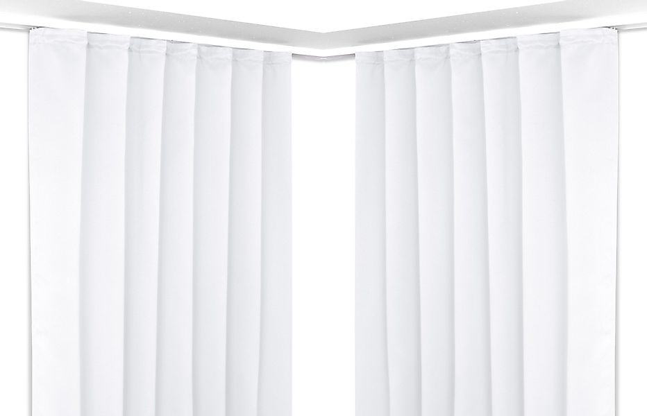 Beautex Verdunkelungsvorhang 2er Set Verdunkelungsgardine mit günstig online kaufen