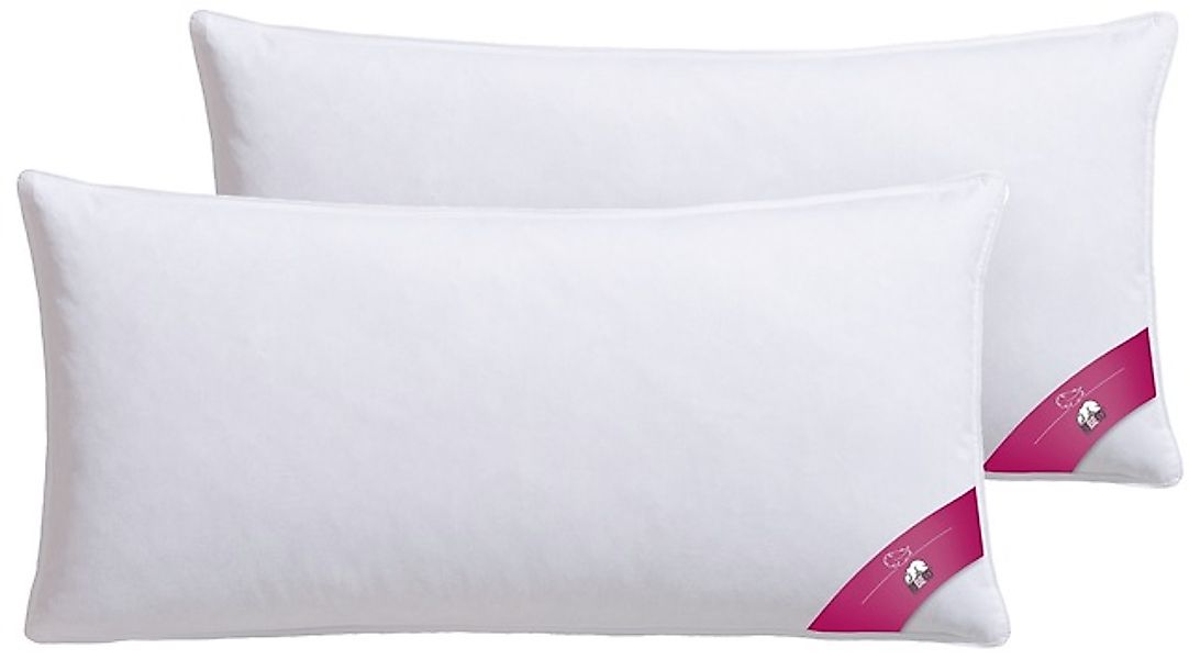 RIBECO Federkissen "Johanna Kopfkissen-Spar-Set: 40x80 cm, 80x80 cm erhältl günstig online kaufen