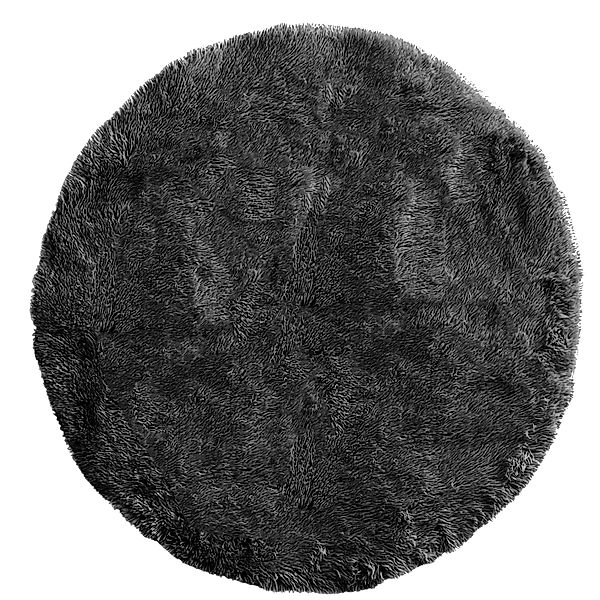 the carpet Teppich Soft Shaggy, rund, günstig online kaufen