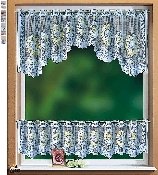 Gardinenbox Scheibengardine (2 St), Stangendurchzug, transparent, günstig online kaufen