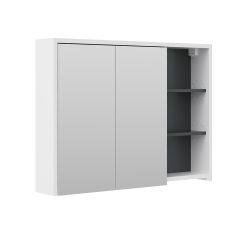 Vicco Badezimmerspiegelschrank Viola, Anthrazit/Weiß, 100 x günstig online kaufen