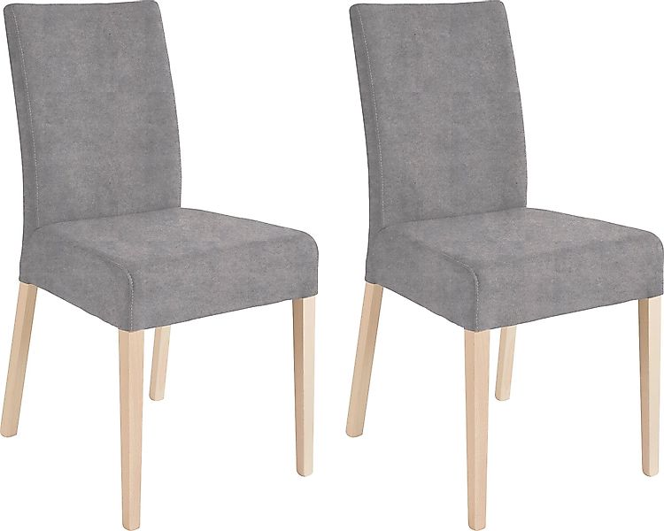 Home affaire 4-Fußstuhl "Umag" (Set) 2 Stk.Sitz und Rücken gepolstert günstig online kaufen