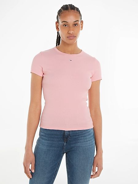 Tommy Jeans T-Shirt "TJW SLIM ESSENTIAL RIB SS", mit gerippter Struktur günstig online kaufen