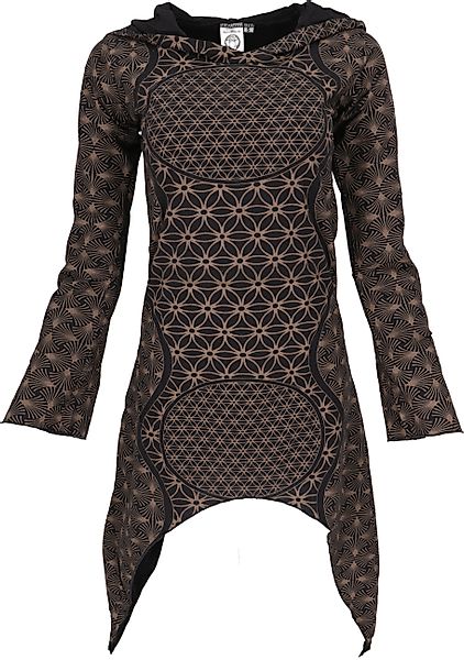 Guru-Shop Midikleid Ethno Pixi Minikleid, bedrucktes günstig online kaufen
