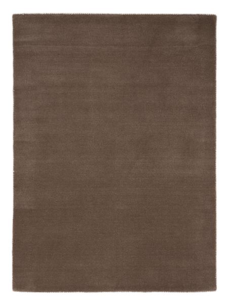 carpetfine Wollteppich "Gabbeh Lola Uni" rechteckig 14 mm Höhe mit natürlic günstig online kaufen