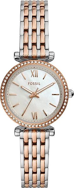 Fossil Quarzuhr CARLIE ES4649, Armbanduhr, Damenuhr, Edelstahlarmband, anal günstig online kaufen