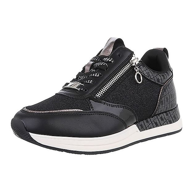 Ital-Design Damen Low-Top Freizeit Sneaker (88671996) Keilabsatz/Wedge Snea günstig online kaufen