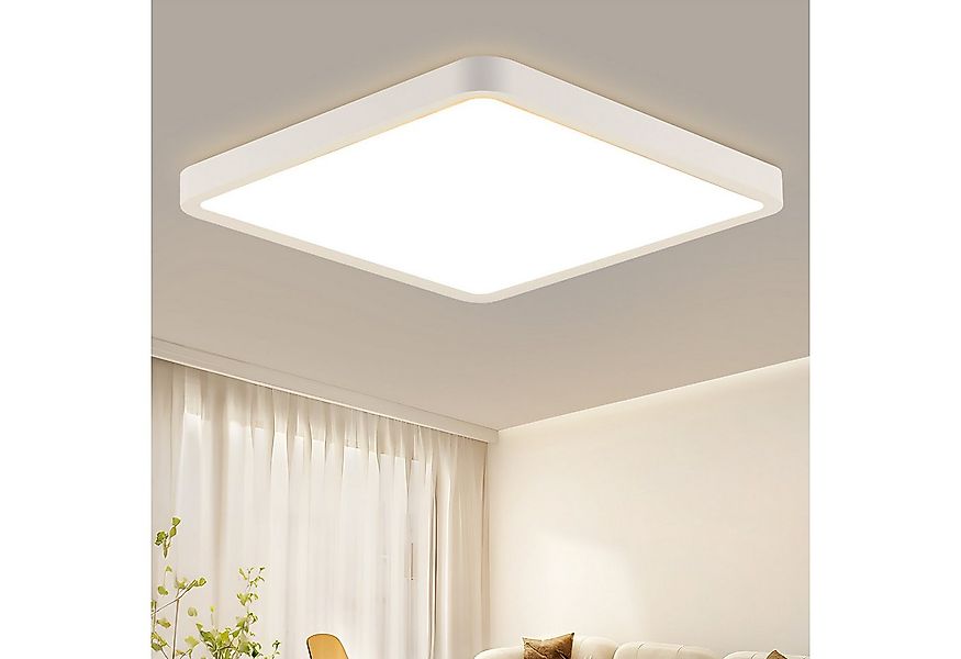 Nettlife LED Deckenleuchte Pannel zimmer Flach 23cm Flurlampe Deckenlampe, günstig online kaufen