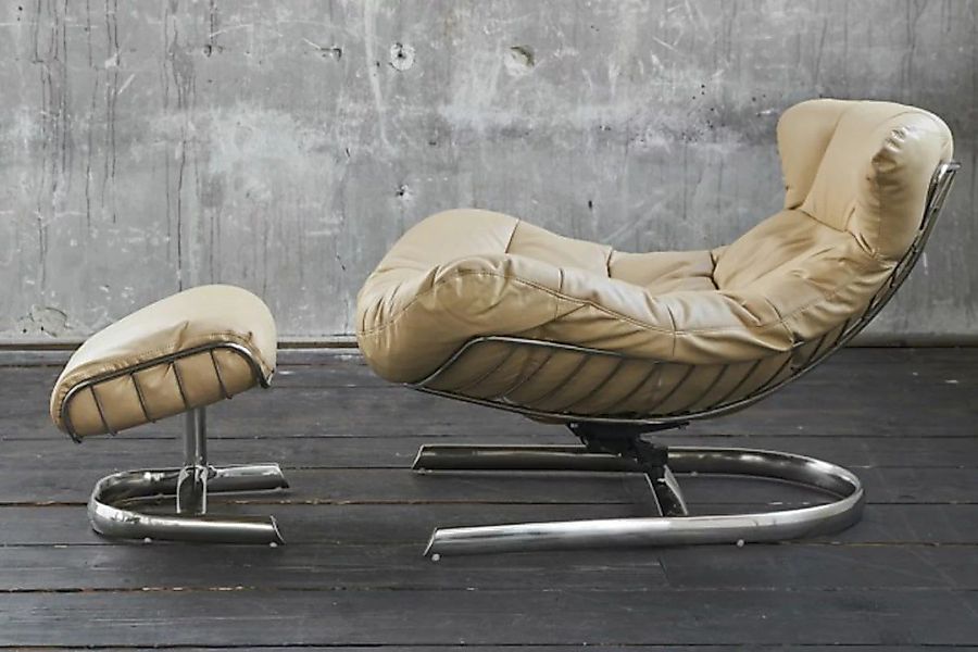 KAWOLA Relaxsessel ROWE Sessel Leder creme (B/H/T) 87x80x110cm inklusive Ho günstig online kaufen