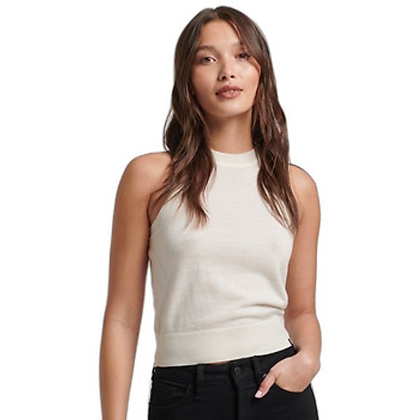 Superdry  Tank Top Débardeur ras-du-cou en laine mérinos femme günstig online kaufen