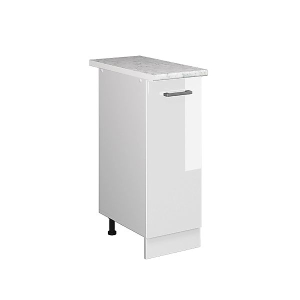 Vicco Apothekerschrank R-Line Medizinschrank für die Küche Weiß Hochglanz/W günstig online kaufen