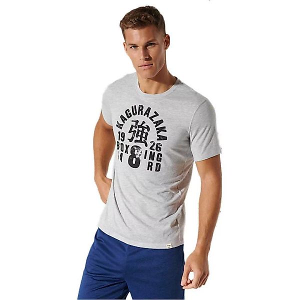 Superdry Training Boxing Yard Kurzarm T-shirt M Grey Marl günstig online kaufen