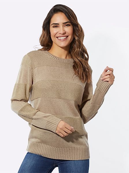 Sieh an! Strickpullover Langarm-Pullover günstig online kaufen
