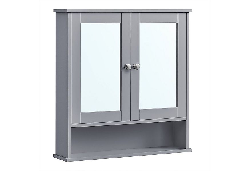 VASAGLE Spiegelschrank Badschrank Wandschrank Hängeschrank Breite 56.5-65cm günstig online kaufen