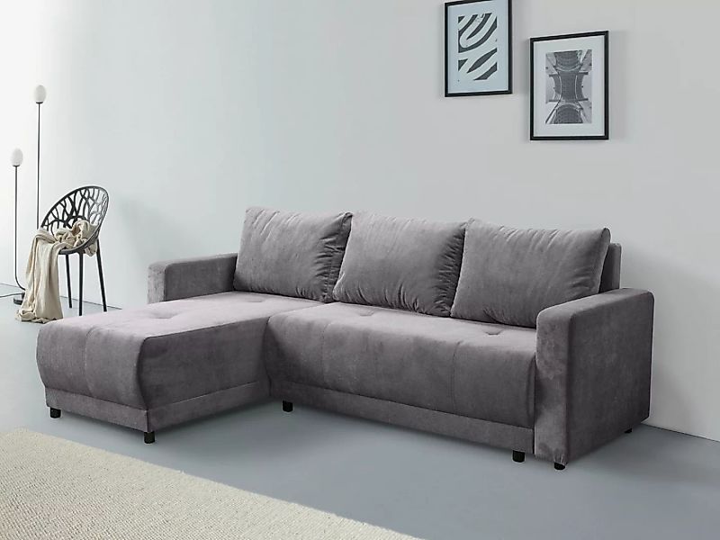 INOSIGN Ecksofa "Navarra, Schlafsofa, 230cm, m. Bettfunktion (115/200cm) un günstig online kaufen