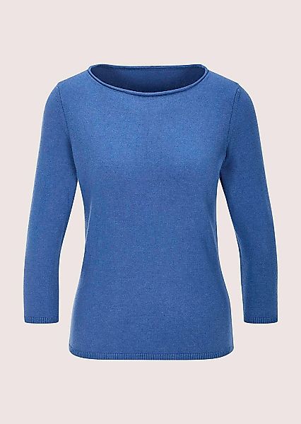 MADELEINE Longpullover "Feinstrickpullover Basic-Pullover mit Rollkante" El günstig online kaufen