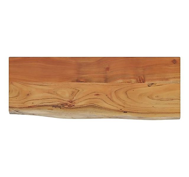 vidaXL Tischplatte Wandregal 50x20x2,5 cm Rechteckig Massivholz Baumkante ( günstig online kaufen
