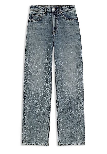 HUGO 5-Pocket-Jeans mit geradem Beinverlauf und Strass-Verzierungen (1-tlg) günstig online kaufen