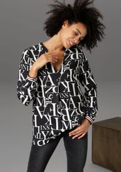 Aniston CASUAL Schlupfbluse mit Buchstaben bedruckt günstig online kaufen