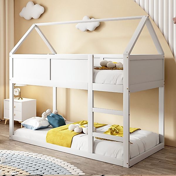 Merax Etagenbett (1-St), Hochbett 90x200cm mit günstig online kaufen