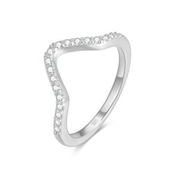 Lisandra Scott Silberring V-Form Ring aus günstig online kaufen