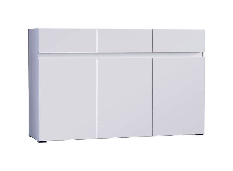 Feldmann-Wohnen Sideboard Rimini (3 Holztüren, 3 günstig online kaufen