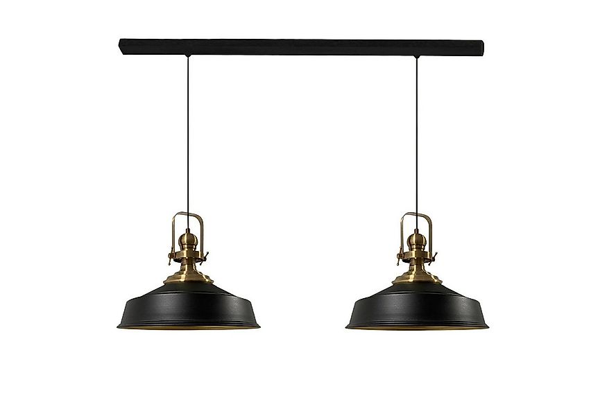 Bamyum Pendelleuchte Asletl Hängelampe aus Metall 2 Flammige, E27, Vintage günstig online kaufen