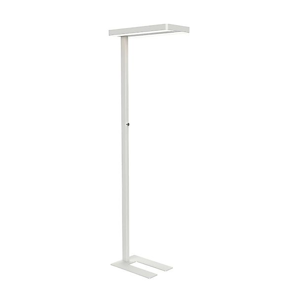 LED-Stehleuchte MAULjaval, weiß, 196 cm, dim, Standfuß günstig online kaufen