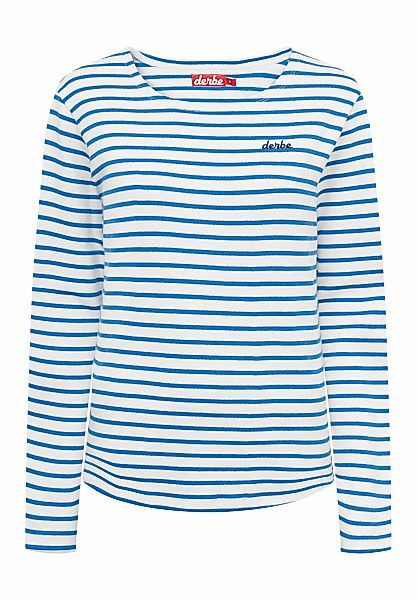 Derbe Langarmshirt "Interstriped", French terry, gestreift, hochwertiger St günstig online kaufen