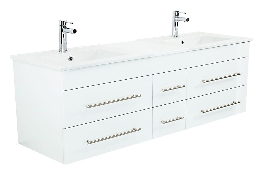 Magnolia Home Doppelwaschtisch Badmöbel Milano XL günstig online kaufen