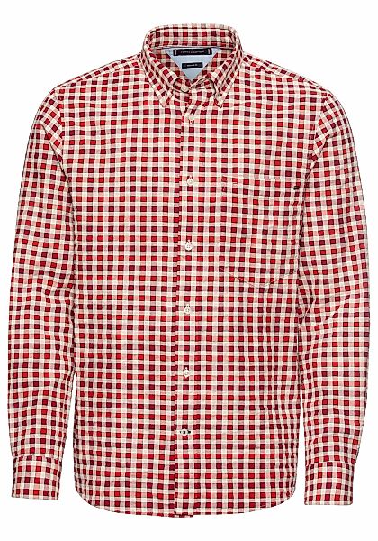 Tommy Hilfiger Langarmhemd "OXFORD TWO TONE GINGHAM RF SHIRT" günstig online kaufen