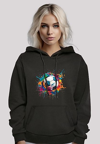 F4NT4STIC Kapuzenpullover Bunte Fußball Grafik Premium Qualität günstig online kaufen