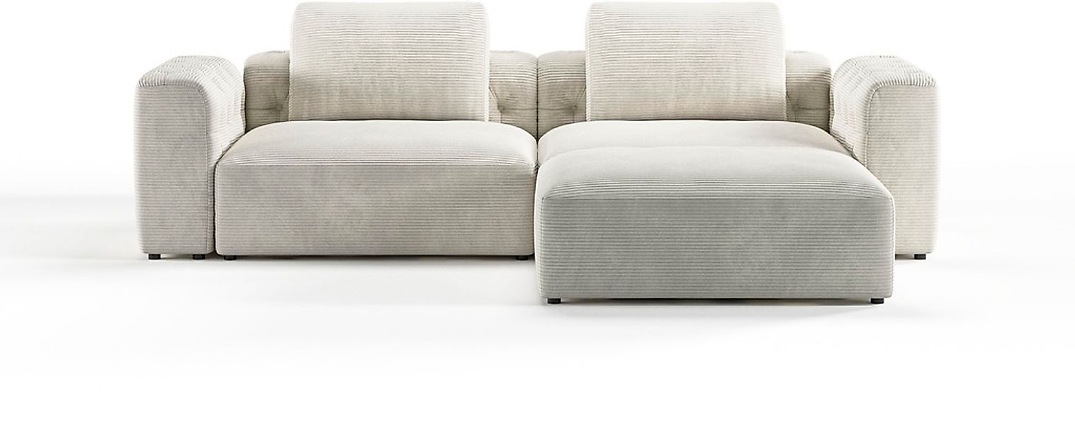 RAUM.ID Ecksofa »Cushid L-Form«, Modulset, bestehend aus 3 Teilen günstig online kaufen