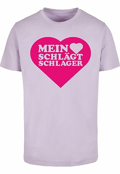 Merchcode T-Shirt "Merchcode MHSS Herz Pink T-Shirt" 1 Stk. tlg. günstig online kaufen