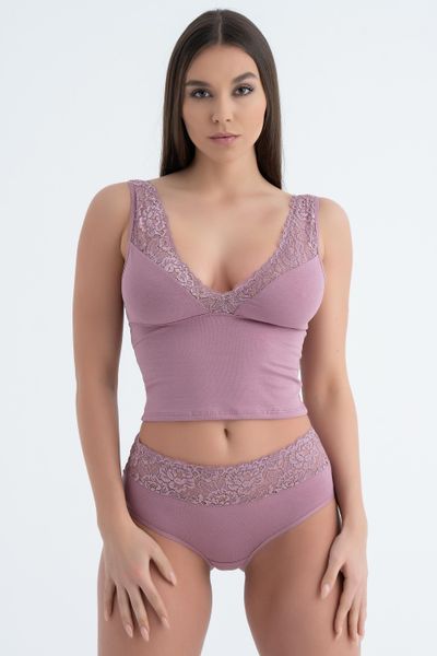 Evoni Set: Tanktop Wäsche Set Spitze günstig online kaufen