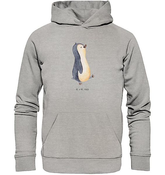Mr. & Mrs. Panda Hoodie Pinguin marschieren Größe S - Heather Grey - Gesche günstig online kaufen