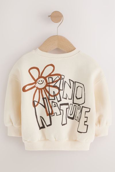 Next Sweater Sweatshirt mit Rundhalsausschnitt (1-tlg) günstig online kaufen