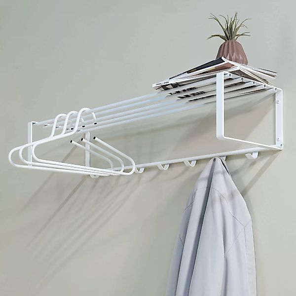 Spinder Design Garderobenleiste "REX", (1 St.), Wandgarderobe aus Stahl mit günstig online kaufen