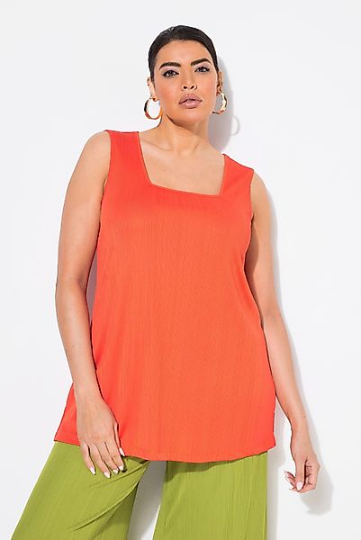 Ulla Popken Longtop Top Rippjersey A-Linie günstig online kaufen