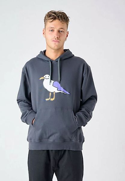 Cleptomanicx Kapuzensweatshirt Smile Gull mit coolem Print günstig online kaufen