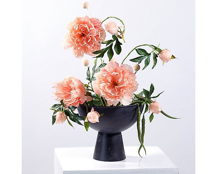 Viana Dekoschale Elegante Metallschale Anthrazit Ø26cm H21cm Deko Pokal günstig online kaufen