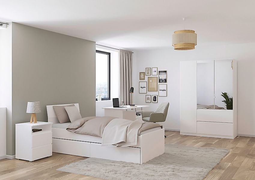 rauch Jugendzimmer-Set Komplettzimmer Schlafzimmer-Set (4-St) Jugendzimmer- günstig online kaufen