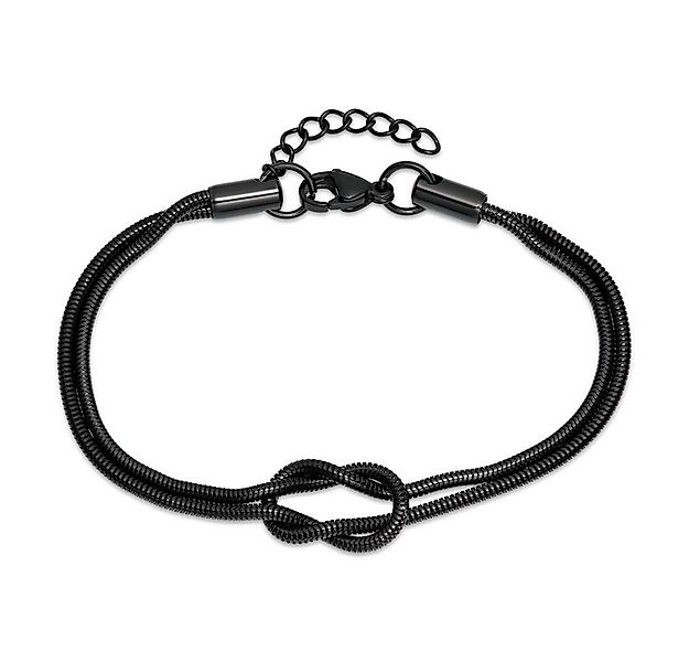 Unique Armband Schwarzes Liebesknoten Partnerarmband günstig online kaufen