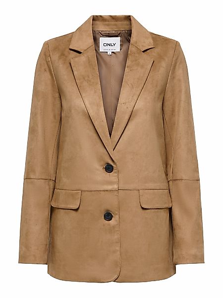 ONLY Lederimitatjacke "ONLTULIP FAUX SUEDE BLAZER CC OTW" aus Wildlederimit günstig online kaufen