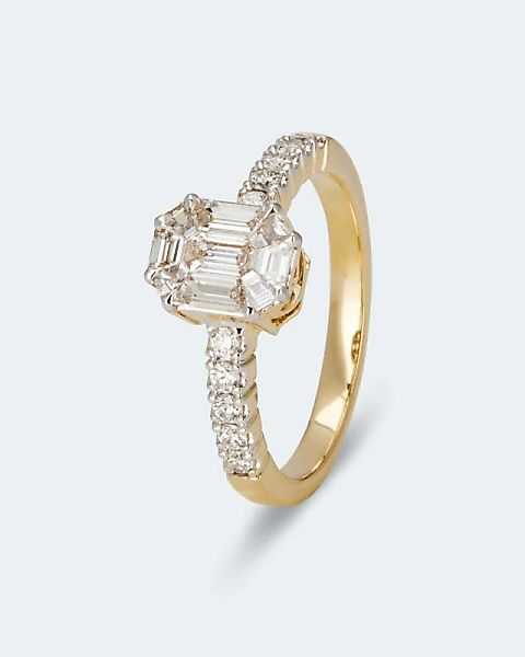 Diamantaire Ring mit Diamanten & Brillanten ca. 0,7 ct günstig online kaufen