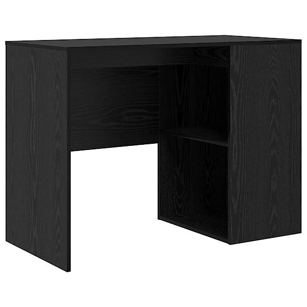 vidaXL Schreibtisch mit Regal Schwarz Eichen-Optik 102 x 50 x 75 cm 869539 günstig online kaufen