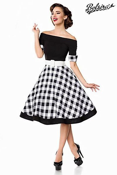 BELSIRA Trachtenkleid Belsira Schulterfreies Swing-Kleid - (2XL,3XL,L,M,S,X günstig online kaufen