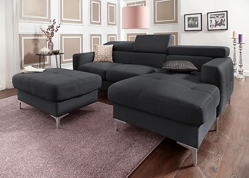 COTTA Polstergarnitur "Sammy L-Form", (Set), Set bestehend aus: Ecksofa mit günstig online kaufen